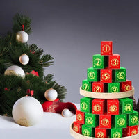 Adventskalender mit Blumen-Bausteinen – 24 Tage kreativer Weihnachtsfreude