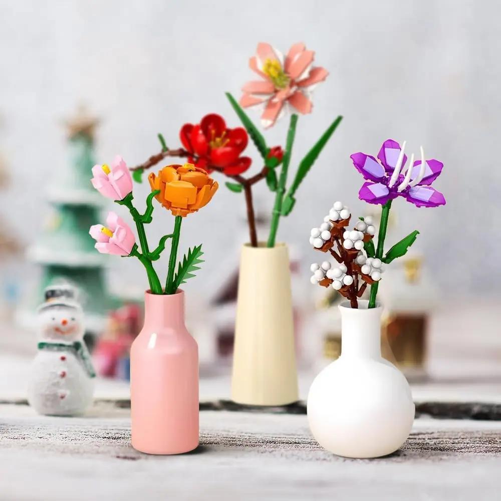 Adventskalender mit Blumen-Bausteinen – 24 Tage kreativer Weihnachtsfreude