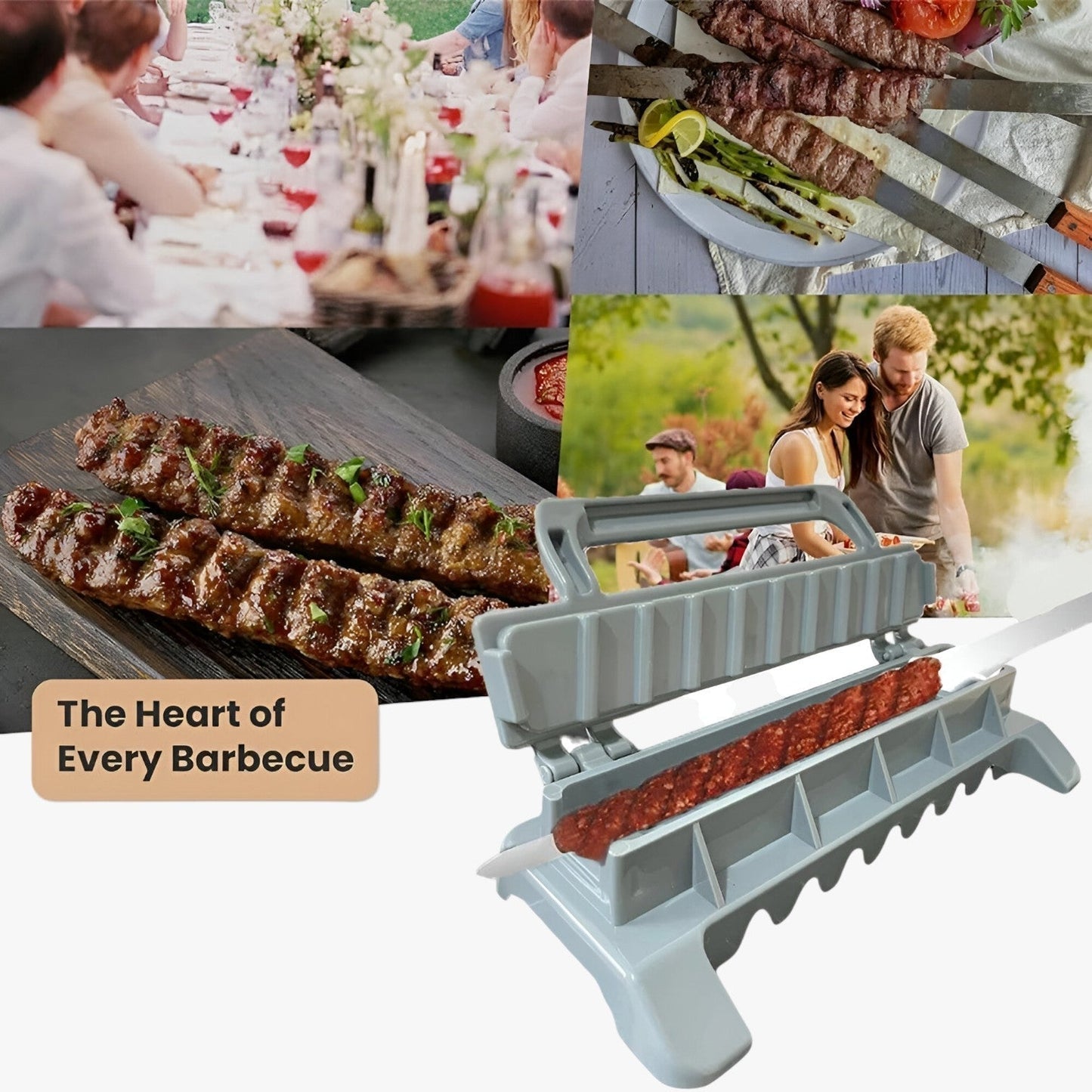 Kebab-Former für den Grill – Gleichmäßige Spieße im Handumdrehen