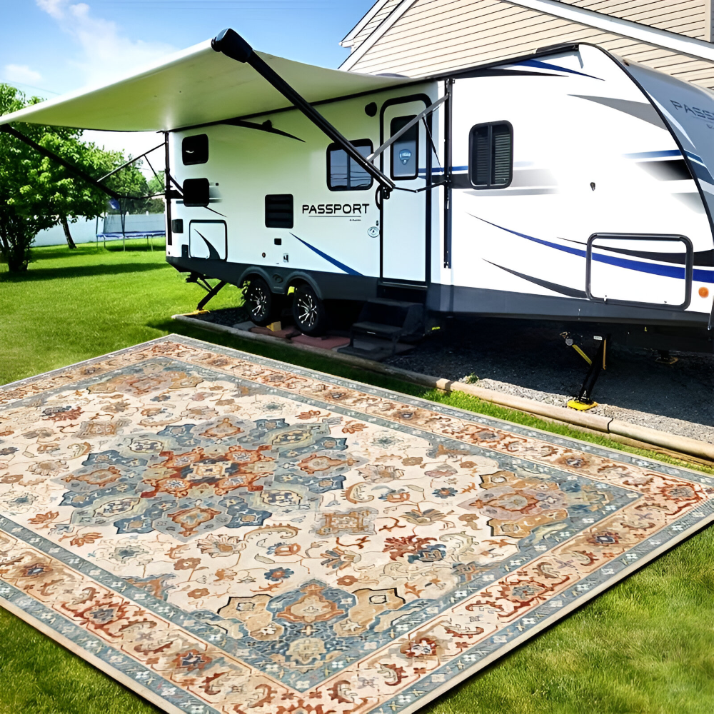 Nordischer Outdoor-Teppich – Rutschfest, für Innen und Außen