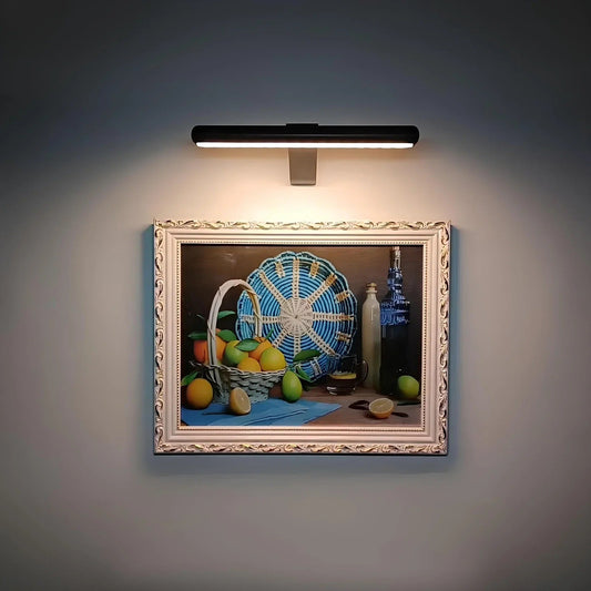 Kabellose LED-Bilderleuchte – Dimmbare Wandlampe für Kunstwerke