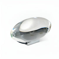 Ovale Tischlampe mit warmem Stimmungslicht