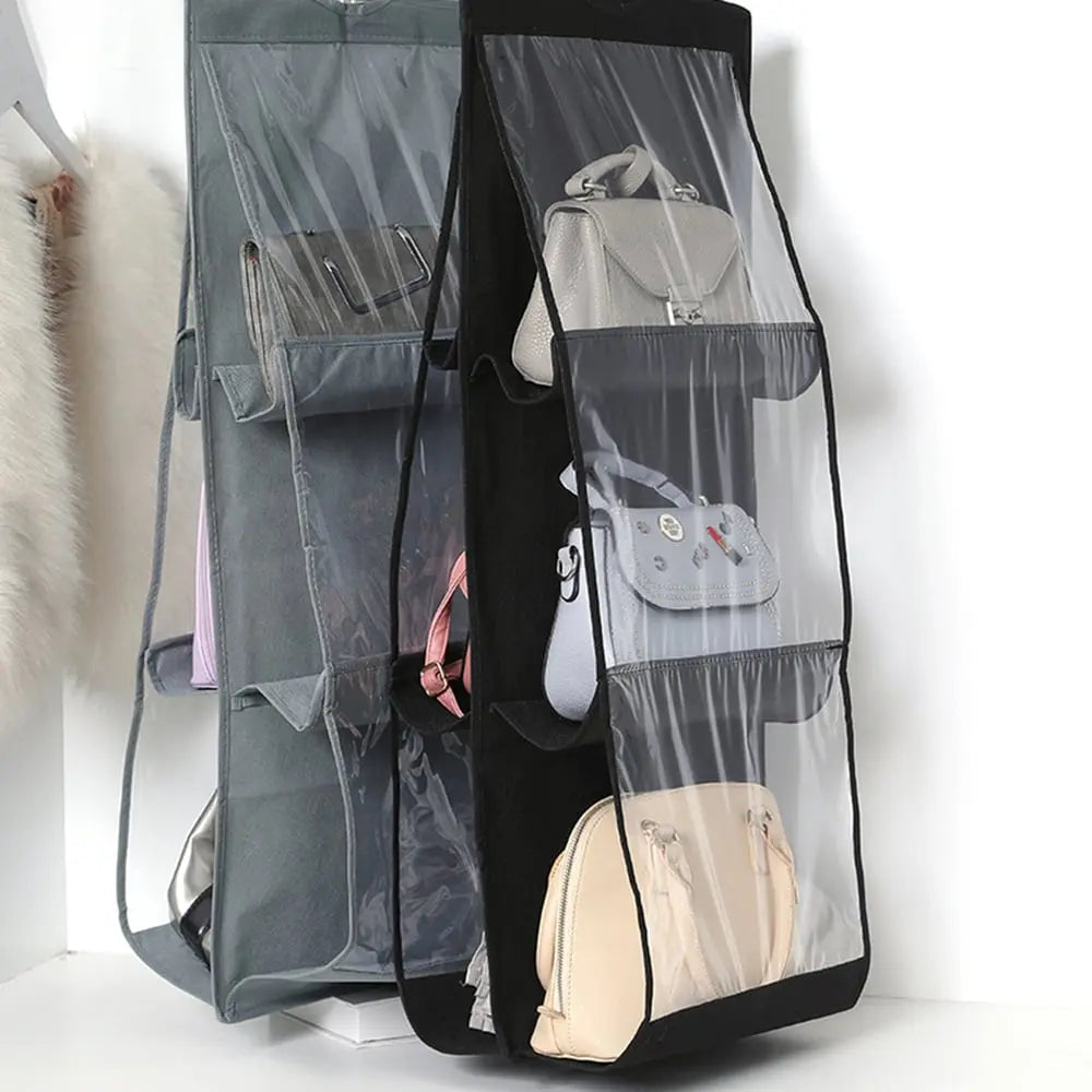 Beidseitige Hängende Aufbewahrungstasche – Sechsschicht-Organizer für Handtaschen