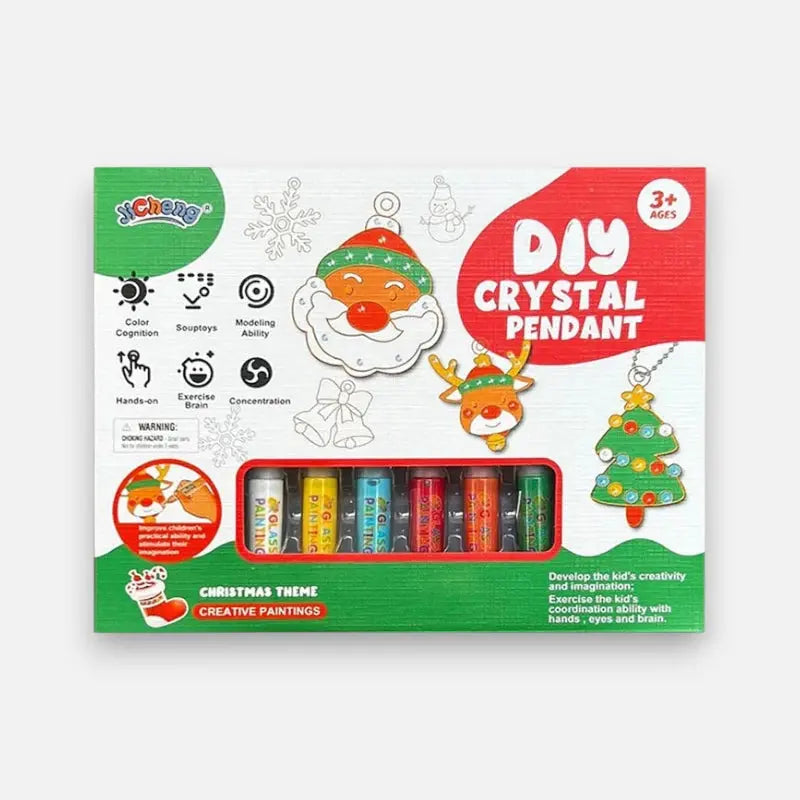 DIY-Kristallmalerei-Set — Farbenfrohe Kristallanhänger selbst gestalten