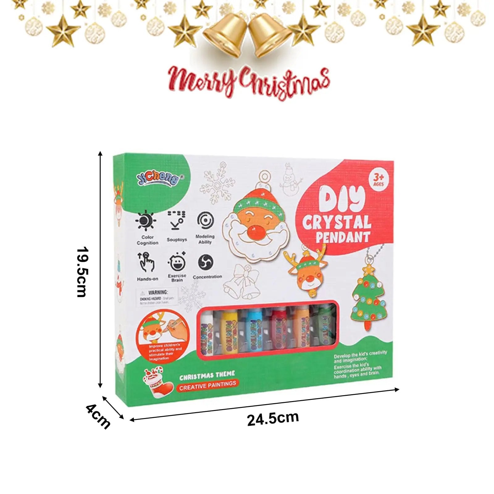 DIY-Kristallmalerei-Set — Farbenfrohe Kristallanhänger selbst gestalten