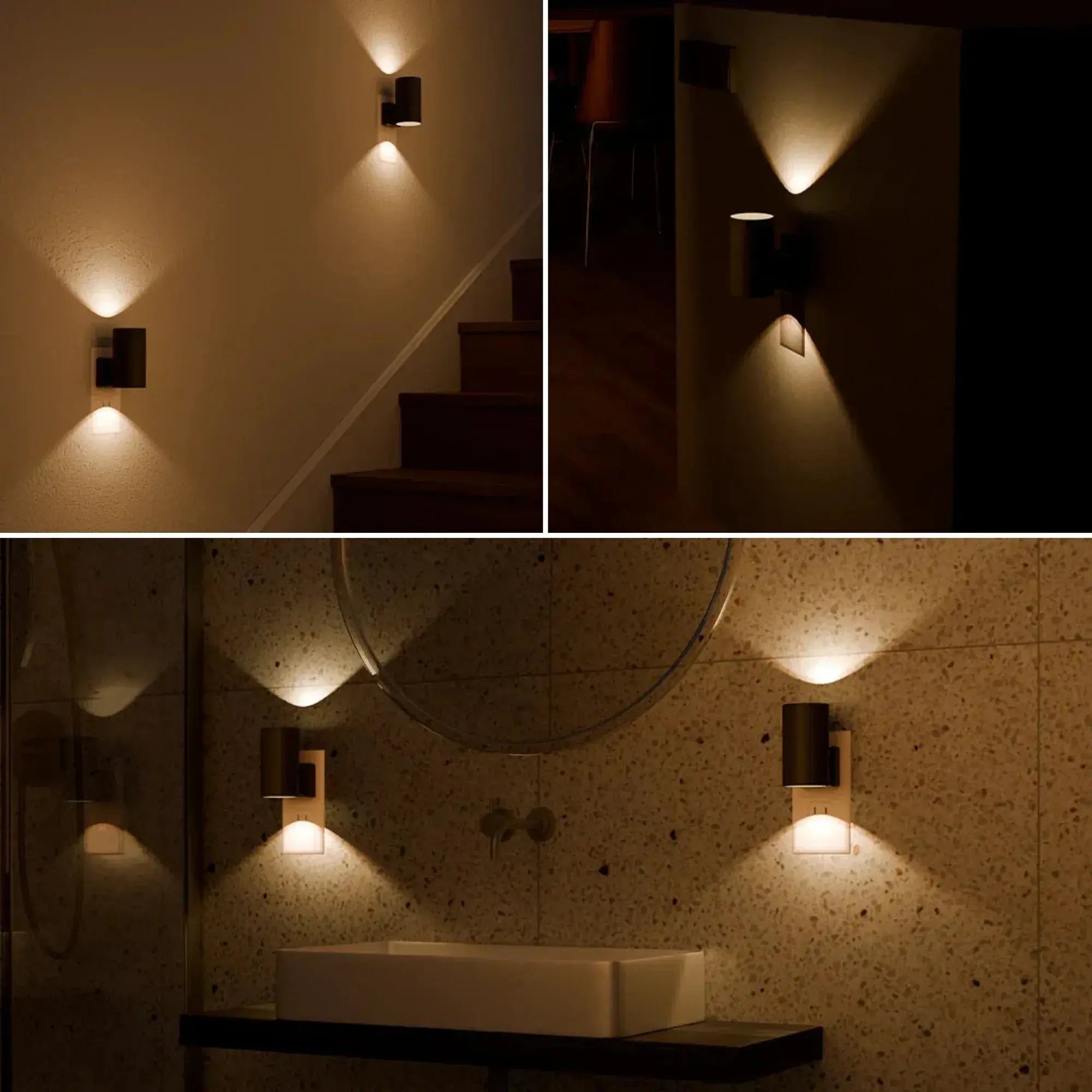 LED-Steckdosen-Nachtlicht mit Dämmerungssensor