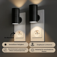 LED-Steckdosen-Nachtlicht mit Dämmerungssensor