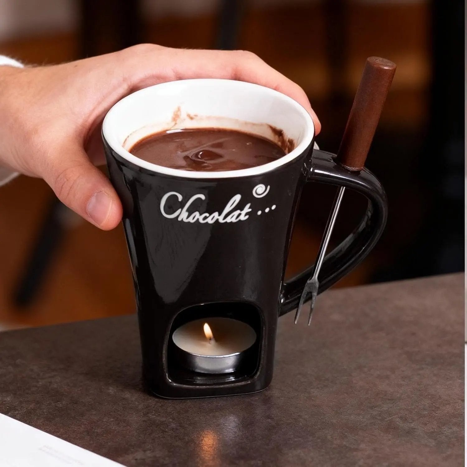 Exquisite Schokoladen-Fondue-Tasse — Das echte Fondue-Erlebnis Mivoza Deutschland