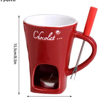 Exquisite Schokoladen-Fondue-Tasse — Das echte Fondue-Erlebnis
