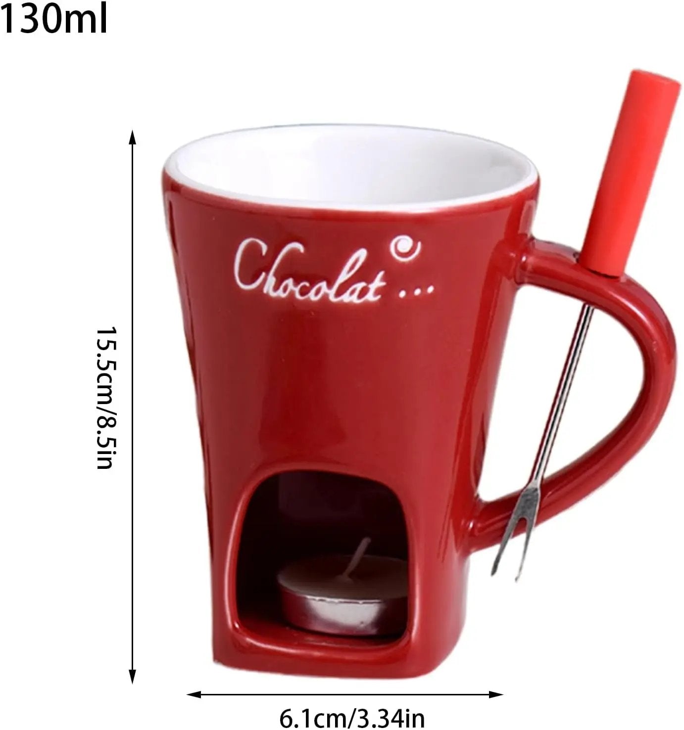 Exquisite Schokoladen-Fondue-Tasse — Das echte Fondue-Erlebnis
