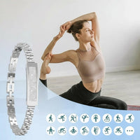Smartes Kettenarmband mit Aktivitäts-Tracker