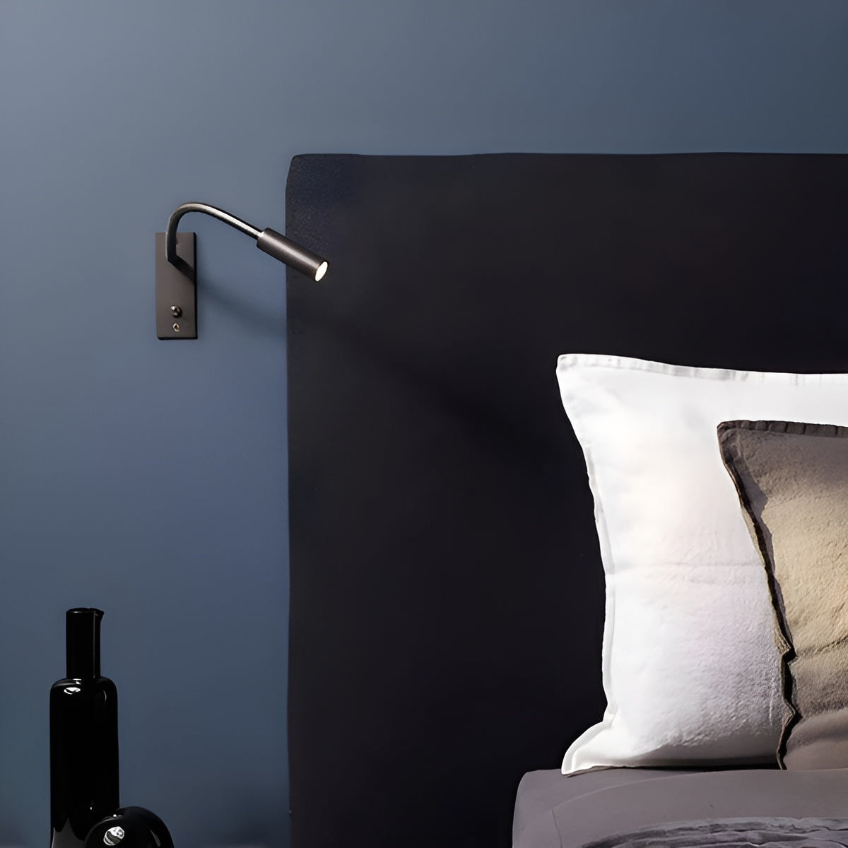 Schwanenhals-Wandleuchte – Verstellbare Leselampe für Bett und Sofa