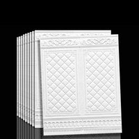 3D-Wandpaneele Selbstklebend – Wasserdicht, 10er-Set