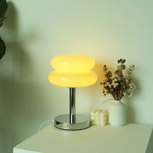 Glas Tischlampe