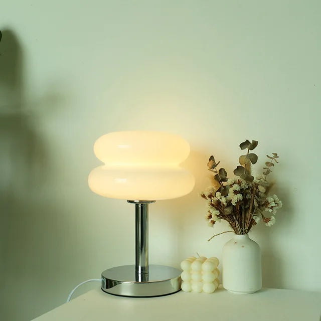 Glas Tischlampe