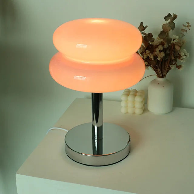 Glas Tischlampe