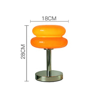 Glas Tischlampe