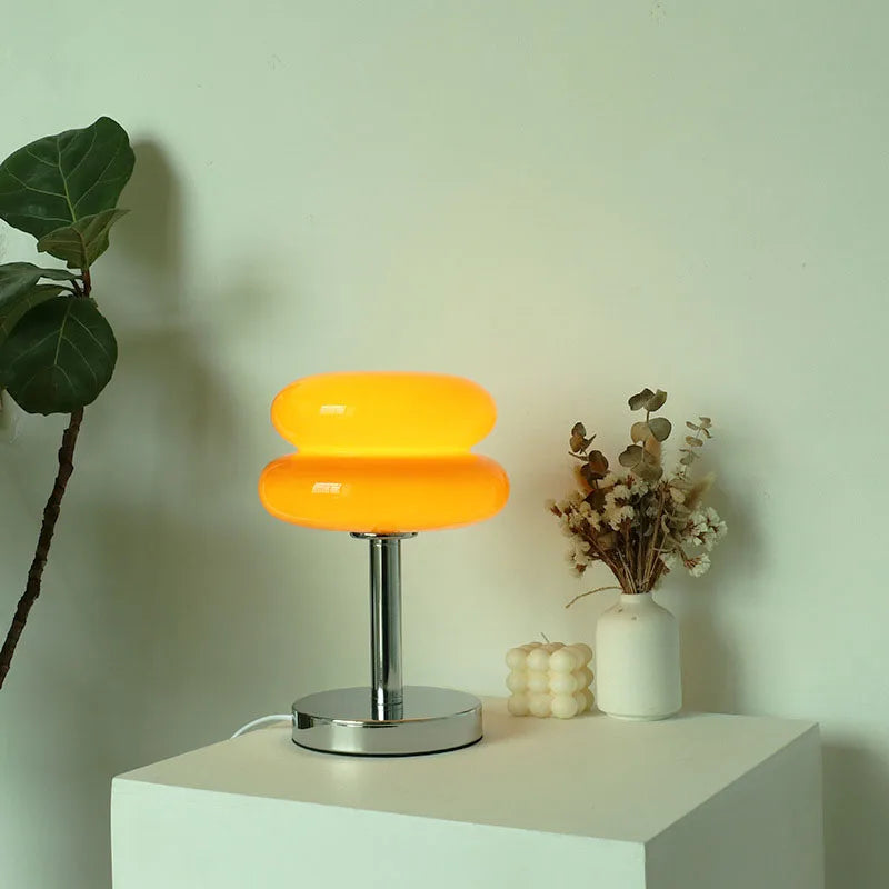 Glas Tischlampe
