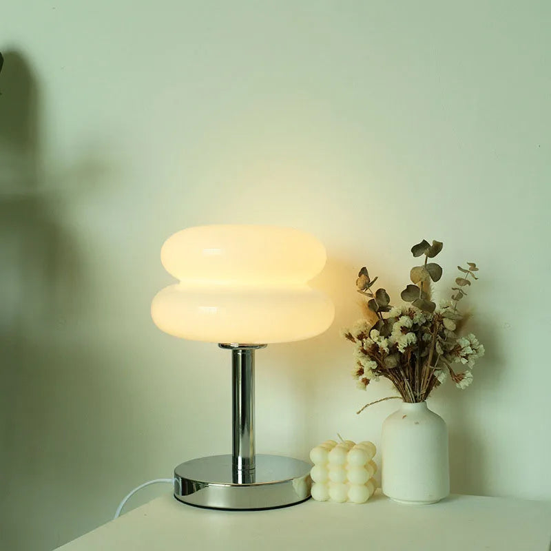 Glas Tischlampe