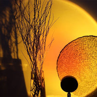 Sonnenuntergangs-Projektionslampe – 16 Farben, 180° Drehkopf