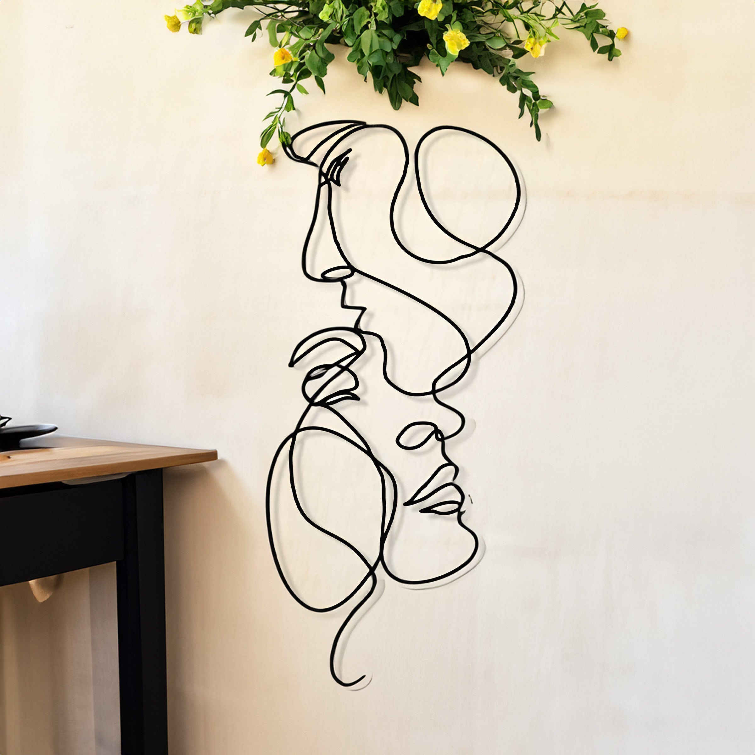 3D Metall-Wandkunst