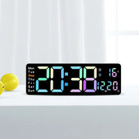 Große RGB Digitale Wanduhr
