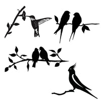 Metall-Vogel-Silhouette – Wand- und Gartendekoration