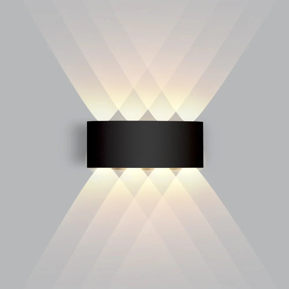 Innen-LED-Wandleuchte mit Auf-Ab-Licht – Warmweiß