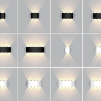 Innen-LED-Wandleuchte mit Auf-Ab-Licht – Warmweiß