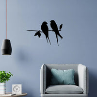 Metall-Vogel-Silhouette – Wand- und Gartendekoration