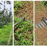Gartenhacke aus Kohlenstoffstahl – Scharfe Zinken für Jäten und Bodenlockerung