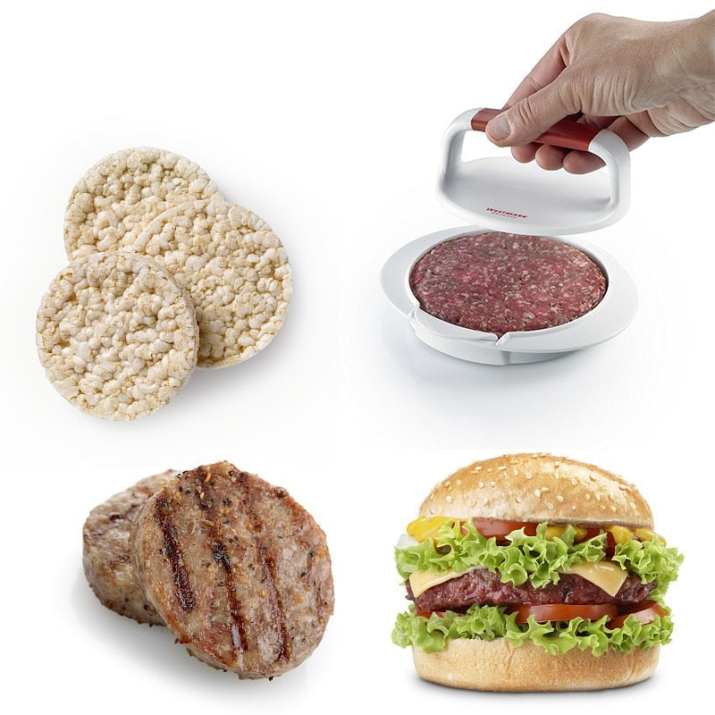 Hamburger-Presse – Gleichmäßige Frikadellen auf Knopfdruck