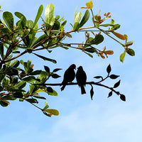 Metall-Vogel-Silhouette – Wand- und Gartendekoration