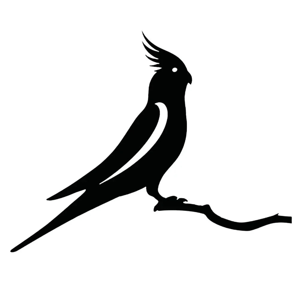 Metall-Vogel-Silhouette – Wand- und Gartendekoration