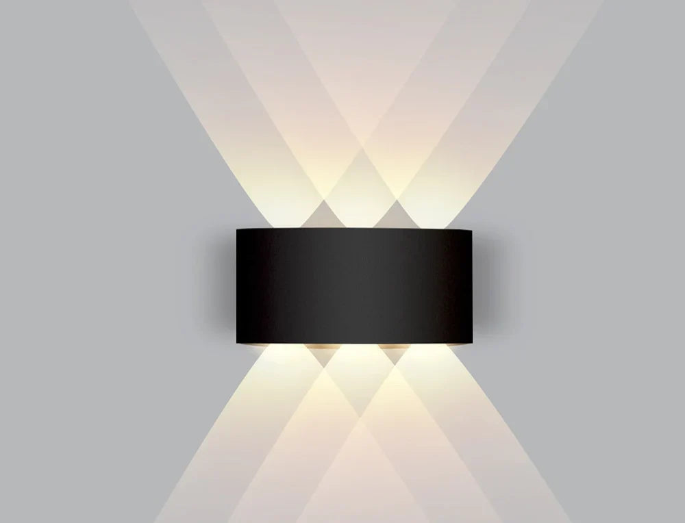 Innen-LED-Wandleuchte mit Auf-Ab-Licht – Warmweiß