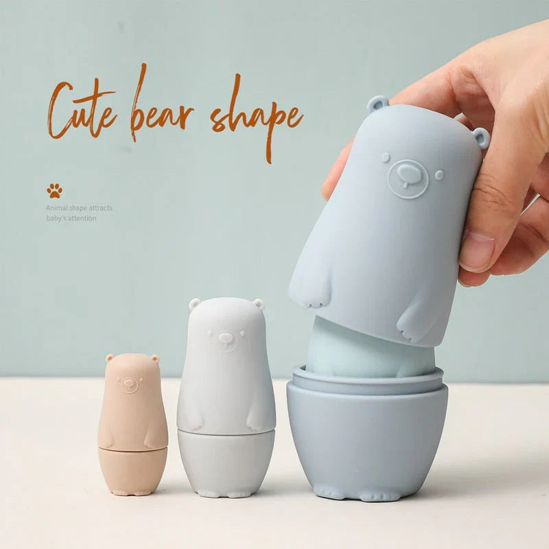 Silikon Stapelpuppen Set – Weich, Sicher und Lehrreich - 4er-Set