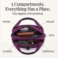 Crossbody-Bag mit Vielen Fächern – Alles an Seinem Platz