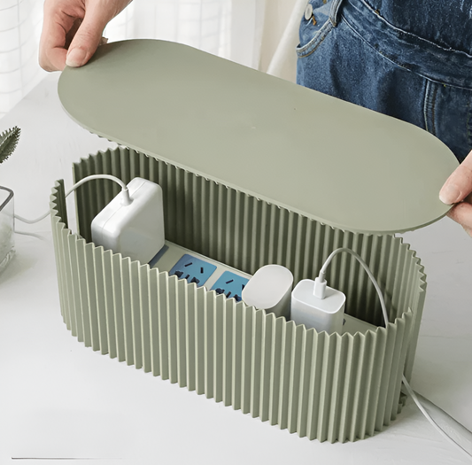 Kabelbox mit Deckel – Ordentliche Ladestation für Zuhause