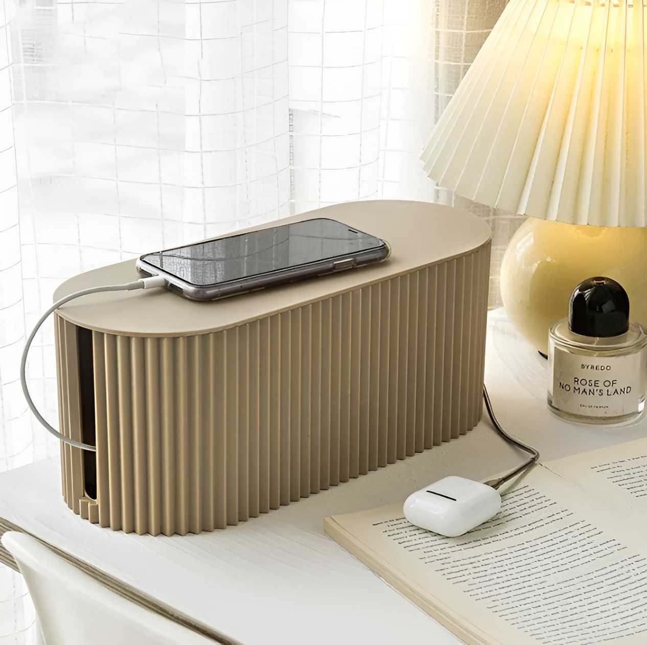 Kabelbox mit Deckel – Ordentliche Ladestation für Zuhause