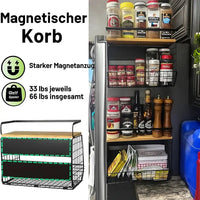 Hochmagnetisches Wandregal — Stabiler Stauraum ohne Bohren