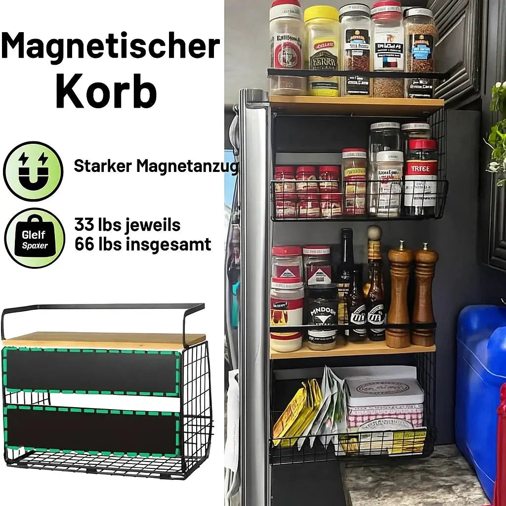 Hochmagnetisches Wandregal — Stabiler Stauraum ohne Bohren