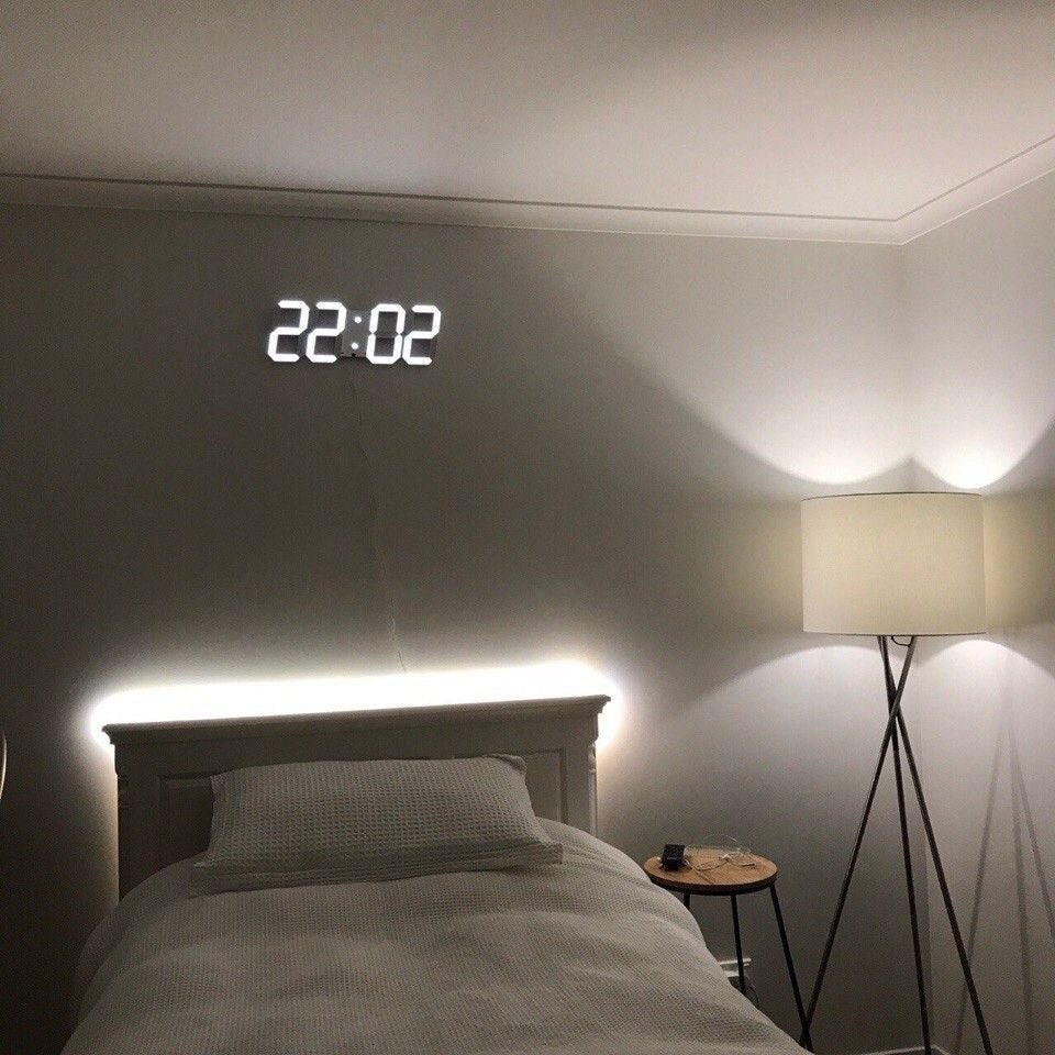 3D LED Wanduhr