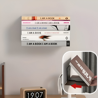 Unsichtbares Schweberegal – Bücher schweben frei an der Wand – 2er-Set