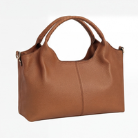Weiche Leder-Hobo-Tasche mit mehreren Fächern