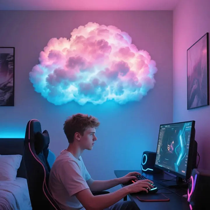 LED Wolken-Wandleuchte