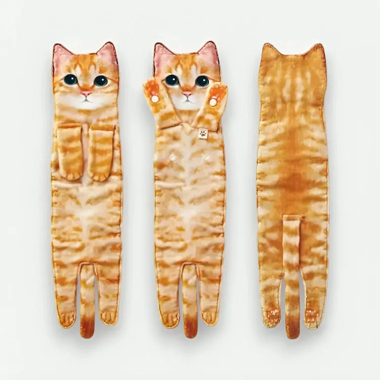 Katzen-Handtuch – Weich, dekorativ & immer griffbereit