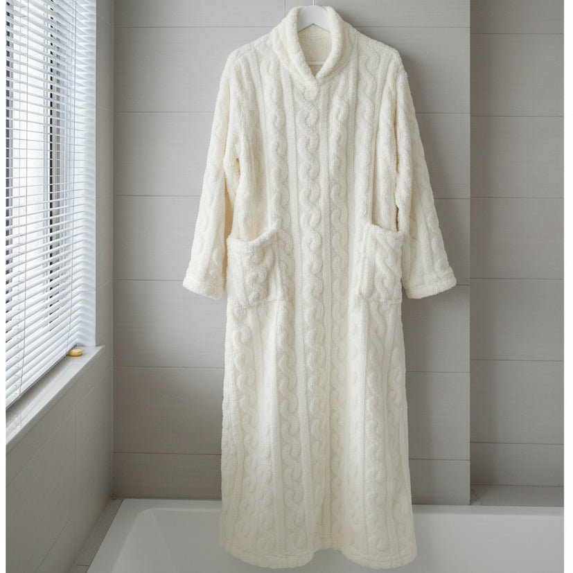 Fleece-Nachthemd – Warm & gemütlich für kalte Nächte