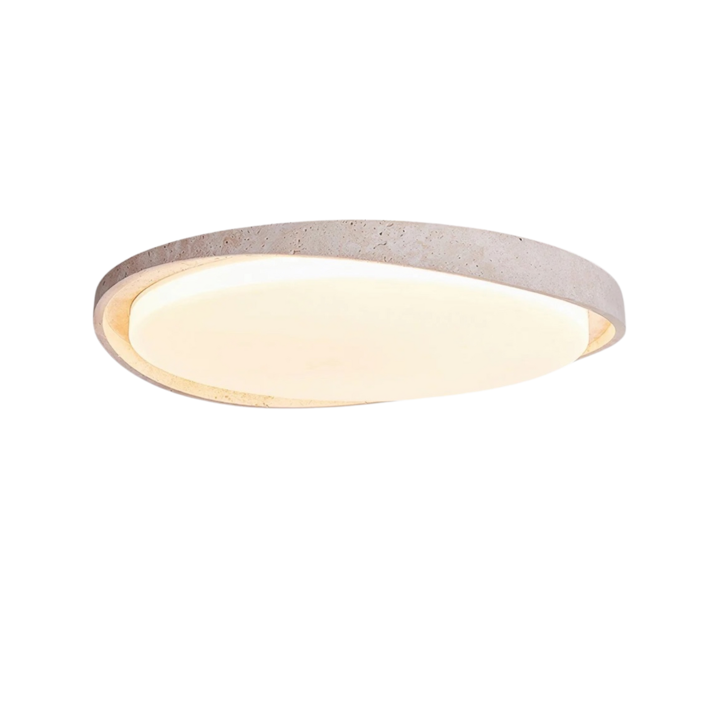 Deckenlampe in Steinoptik – Weiches, gleichmäßiges Licht