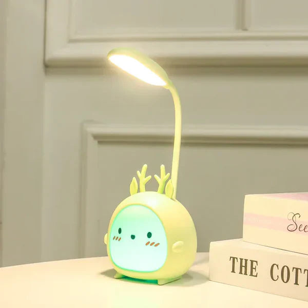 Cartoon-LED-Schreibtischlampe mit flexiblem Hals – sanftes Licht für die Augen