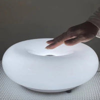 Runde Tischlampe in Donutform mit Sanftem LED-Licht